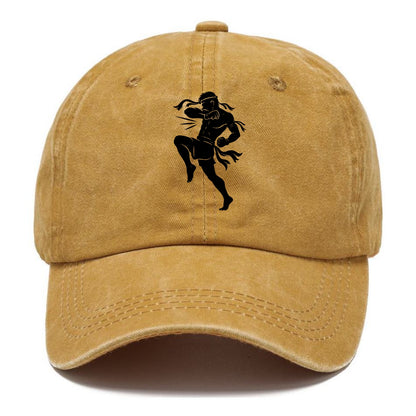 Thai Muay Thai fighter elbow strike - Classic Cap - Golden Harvest(Yellow)