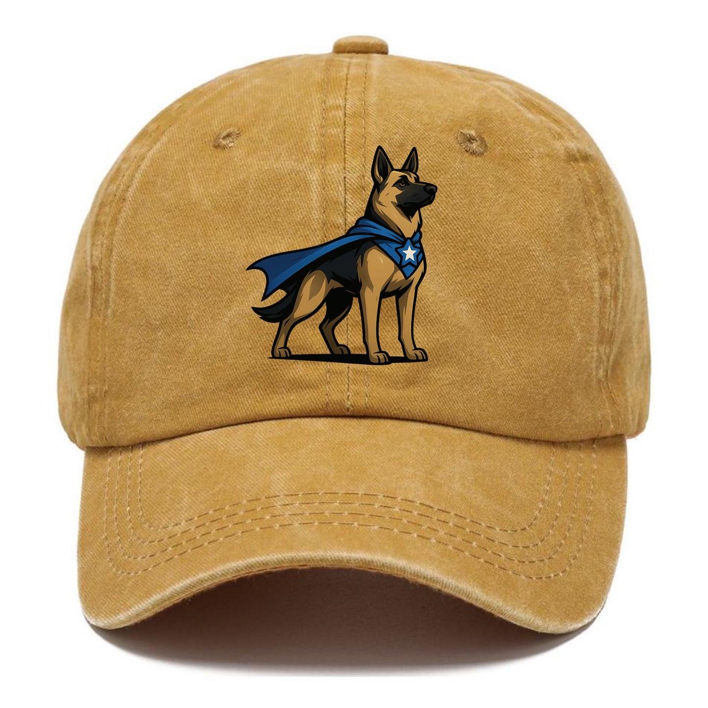 German Shepherd Patriotic Hero  - Classic Cap - Golden Harvest(Yellow)
