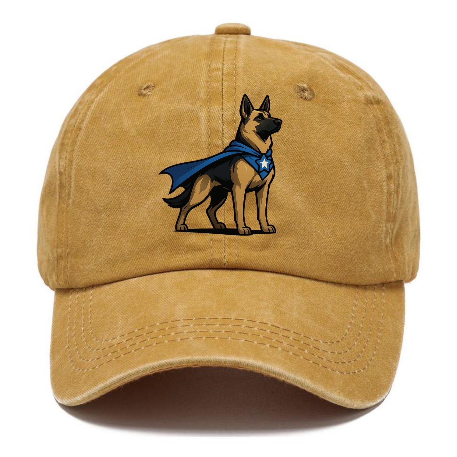 German Shepherd Patriotic Hero  - Classic Cap - Golden Harvest(Yellow)