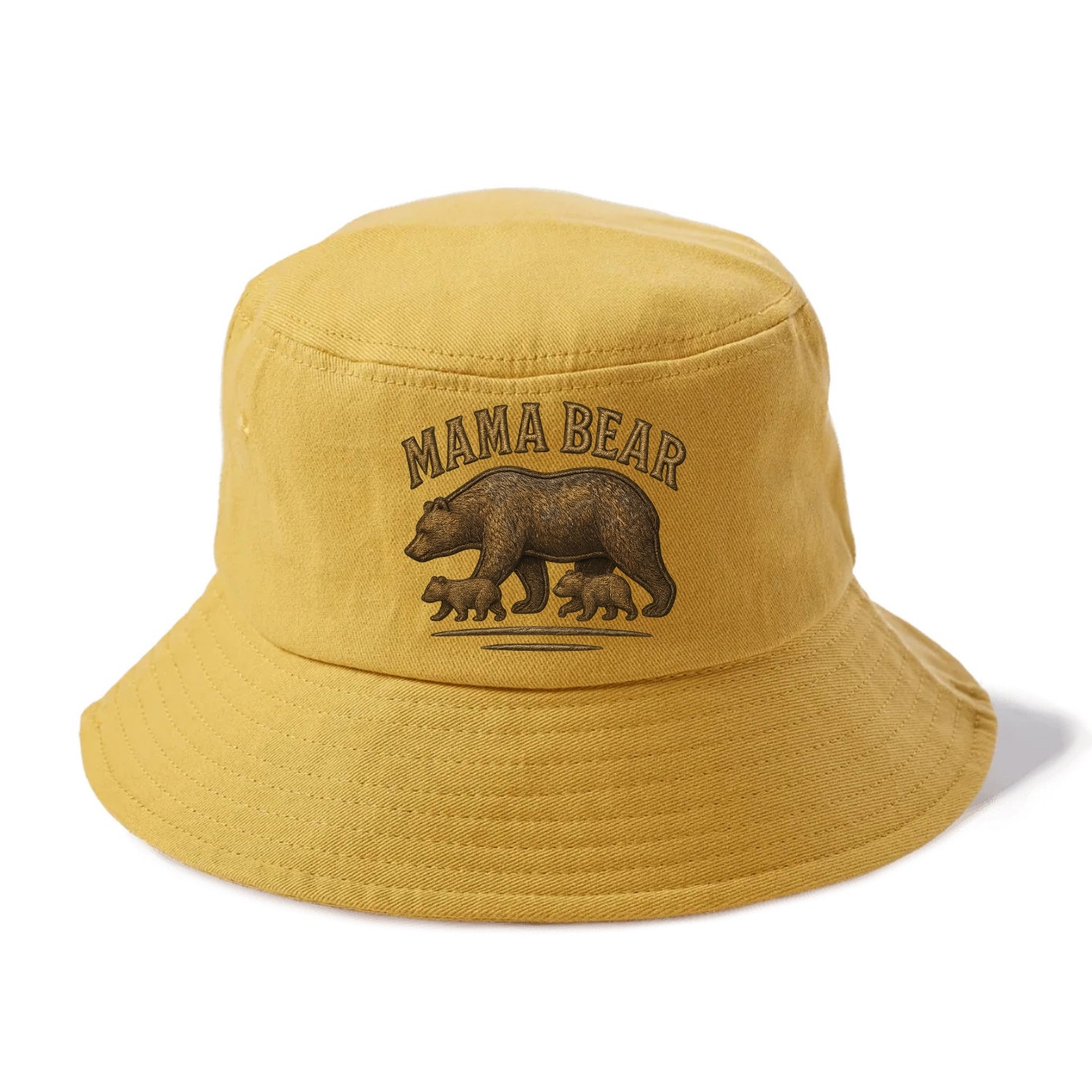 Mama Bear  - Bucket Hat - Golden Harvest(Yellow)