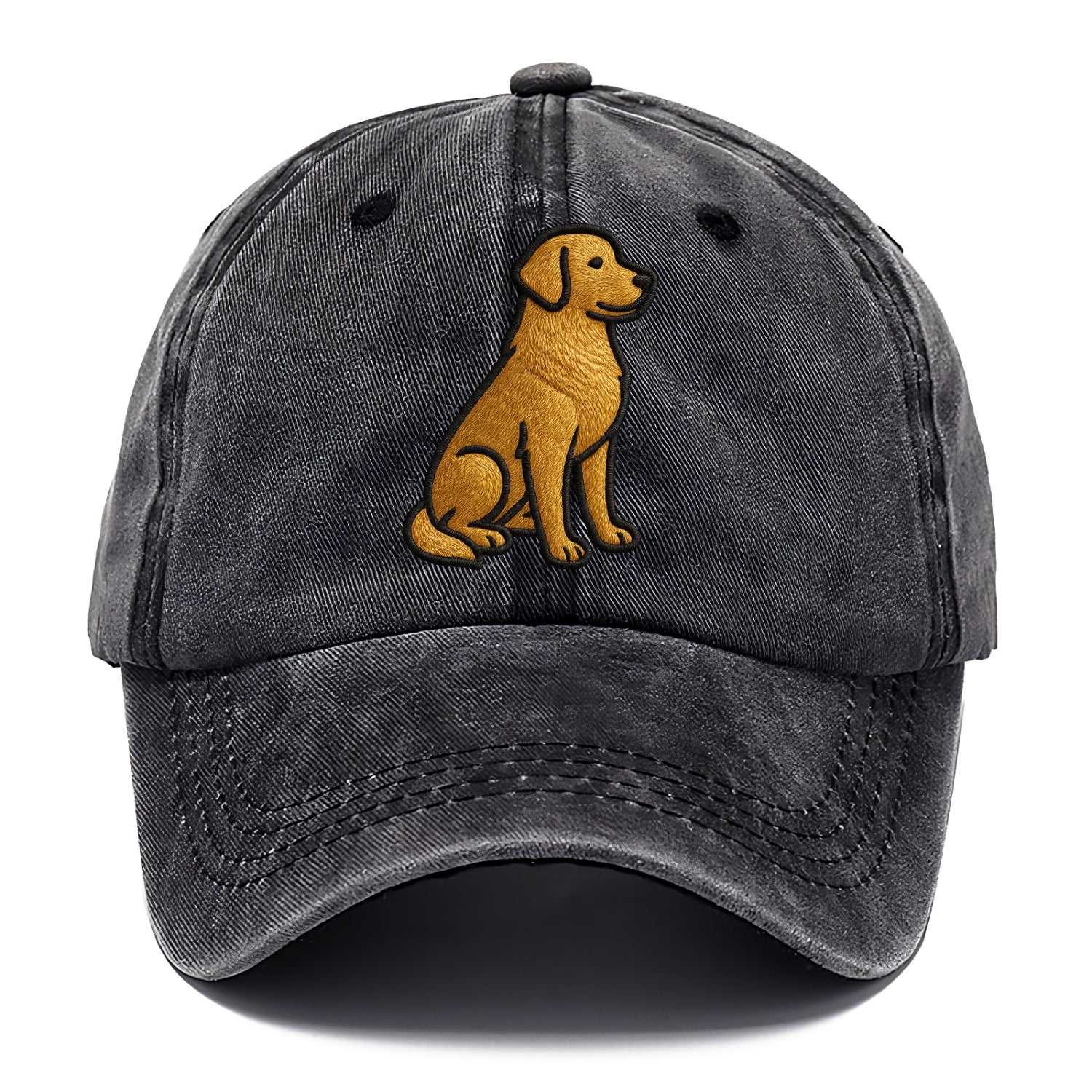 Golden Retriever - Contemporary geometri - Classic Cap - Graphite