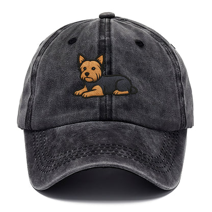 Yorkshire Terrier - Blue and tan relaxed Classic Cap - Graphite