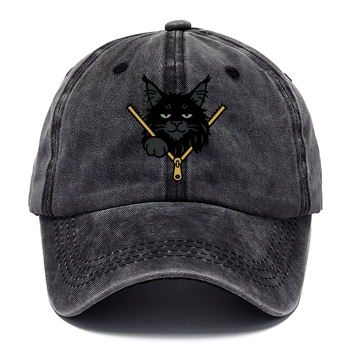 Black Maine Coon - Classic Cap - Graphite