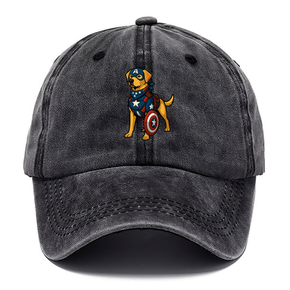 Labrador Captain America  - Classic Cap - Graphite