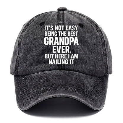 It's not easy being the best GRANDMA ever, but here I am nailing it - Classic Cap - Graphite