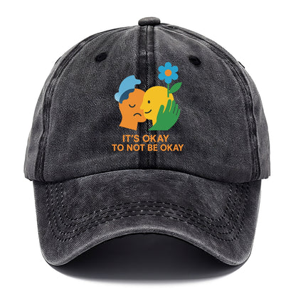 Mental health stigma fading as support grows - "It's Okay to Not Be Okay" - wellbeing - Classic Cap - Graphite