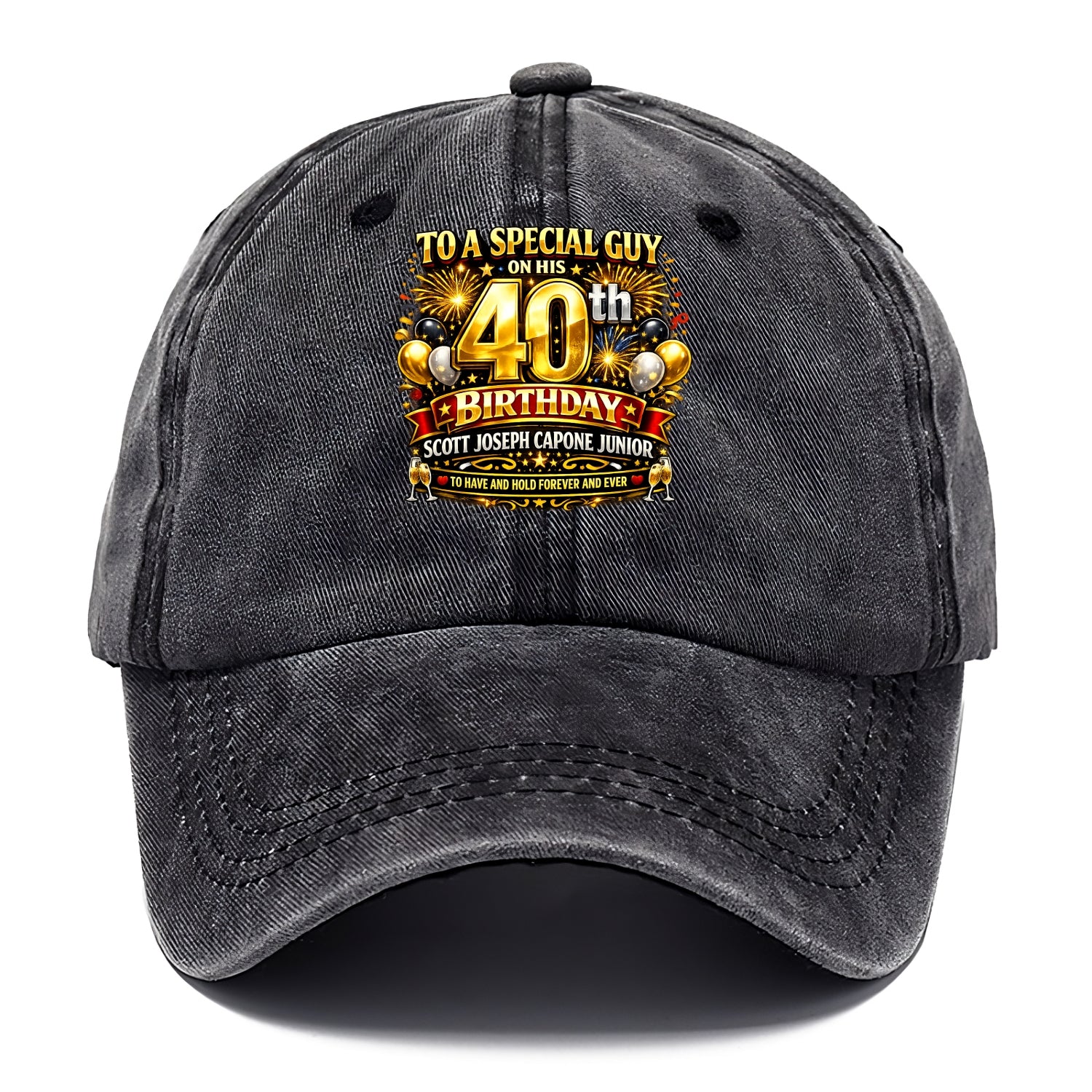 Special 40th Birthday - Classic Cap - Graphite