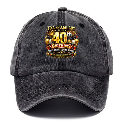 Special 40th Birthday - Classic Cap - Graphite