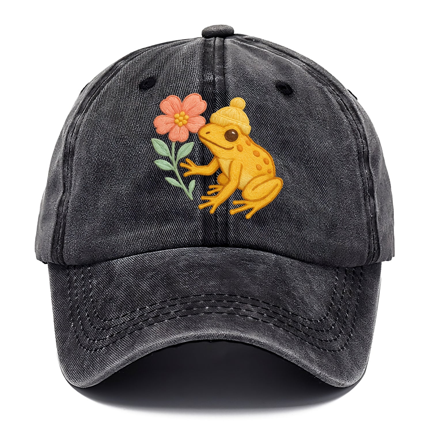 Yellow Dart Frog - Classic Cap - Graphite