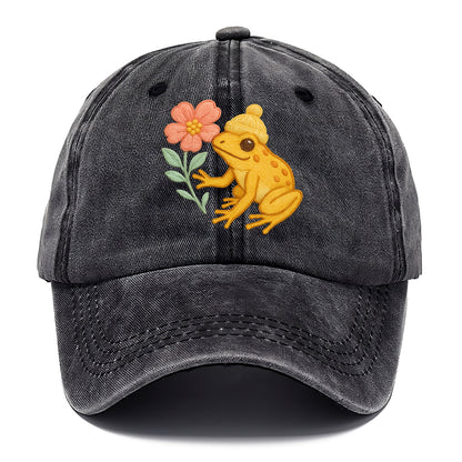 Yellow Dart Frog - Classic Cap - Graphite