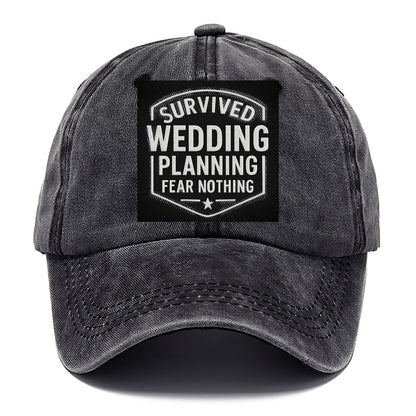 Survived wedding planning, fear nothing - Classic Cap - Graphite