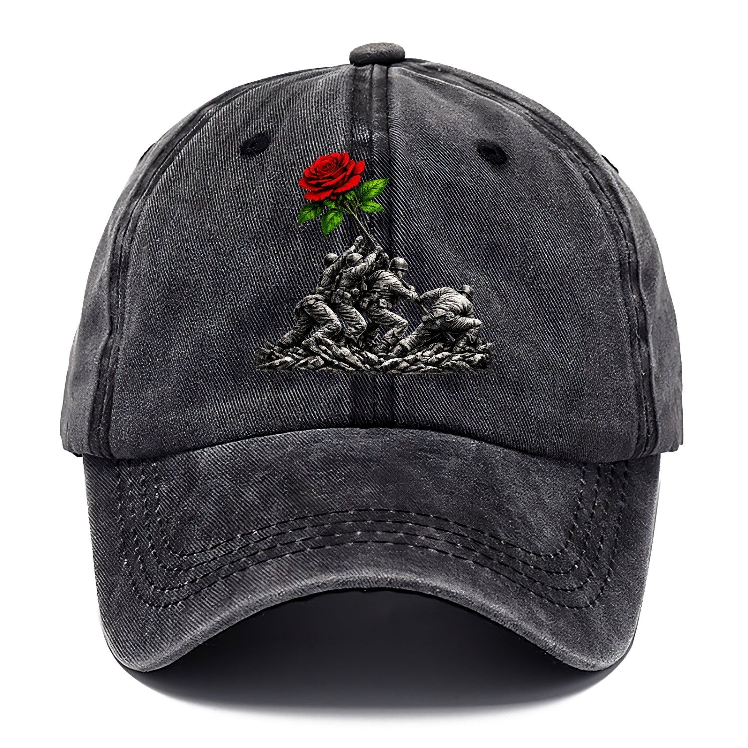 Iwo Jima Rose - Classic Cap - Graphite