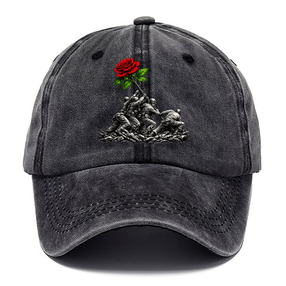 Iwo Jima Rose - Classic Cap - Graphite