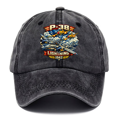P 38 Lightning - Classic Cap - Graphite
