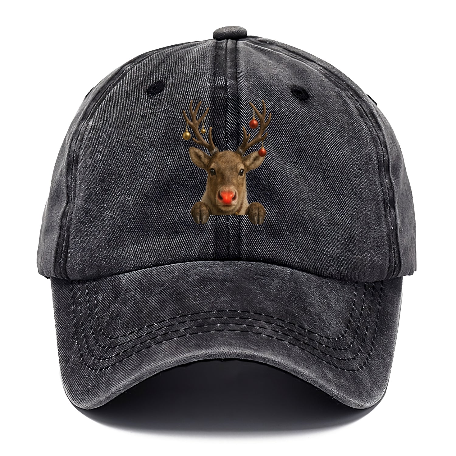 Christmas Reindeer  - Classic Cap - Graphite
