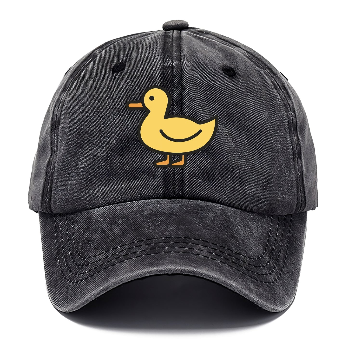 Duck - Yellow mallard flat side profile - Classic Cap - Graphite