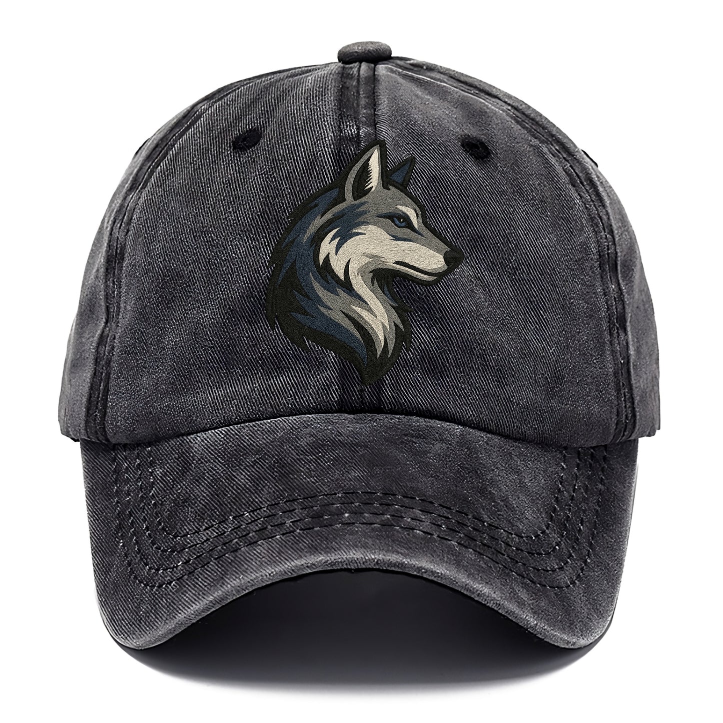Lone Wolf Wanderer  - Classic Cap - Graphite