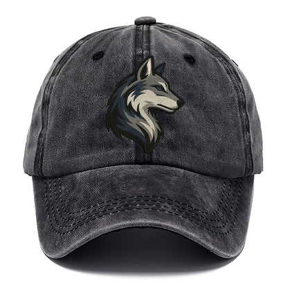 Lone Wolf Wanderer  - Classic Cap - Graphite