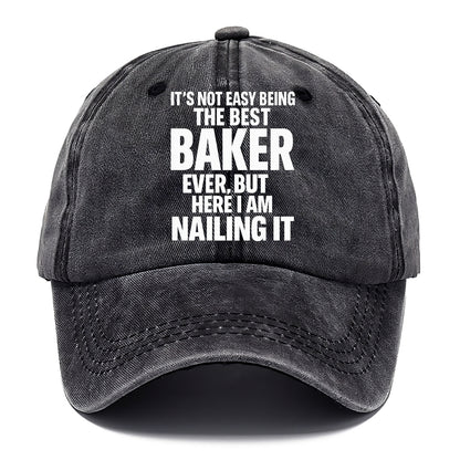 It's not easy being the best BAKER ever, but here I am nailing it - Classic Cap - Graphite