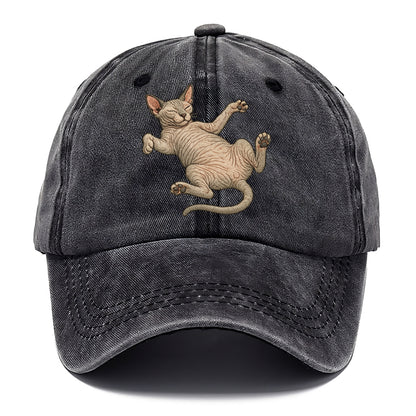 Sphynx  fully relaxed sprawled out embro Classic Cap - Graphite