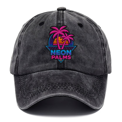 Neon Palms - Classic Cap - Graphite