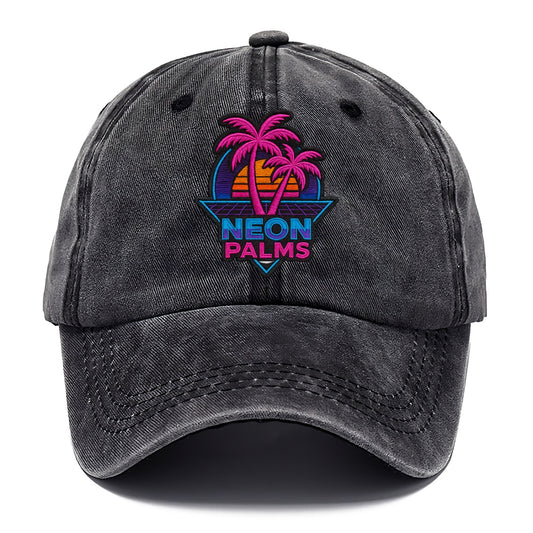 Neon Palms - Classic Cap - Graphite