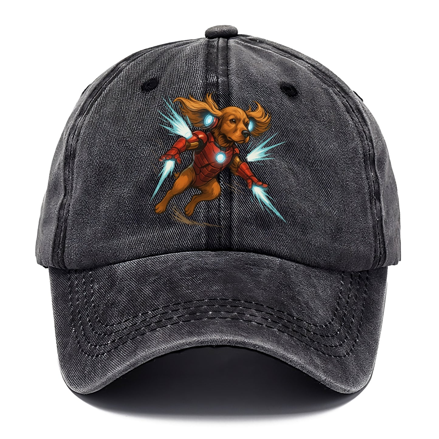 Cocker Spaniel Iron Man  - Classic Cap - Graphite