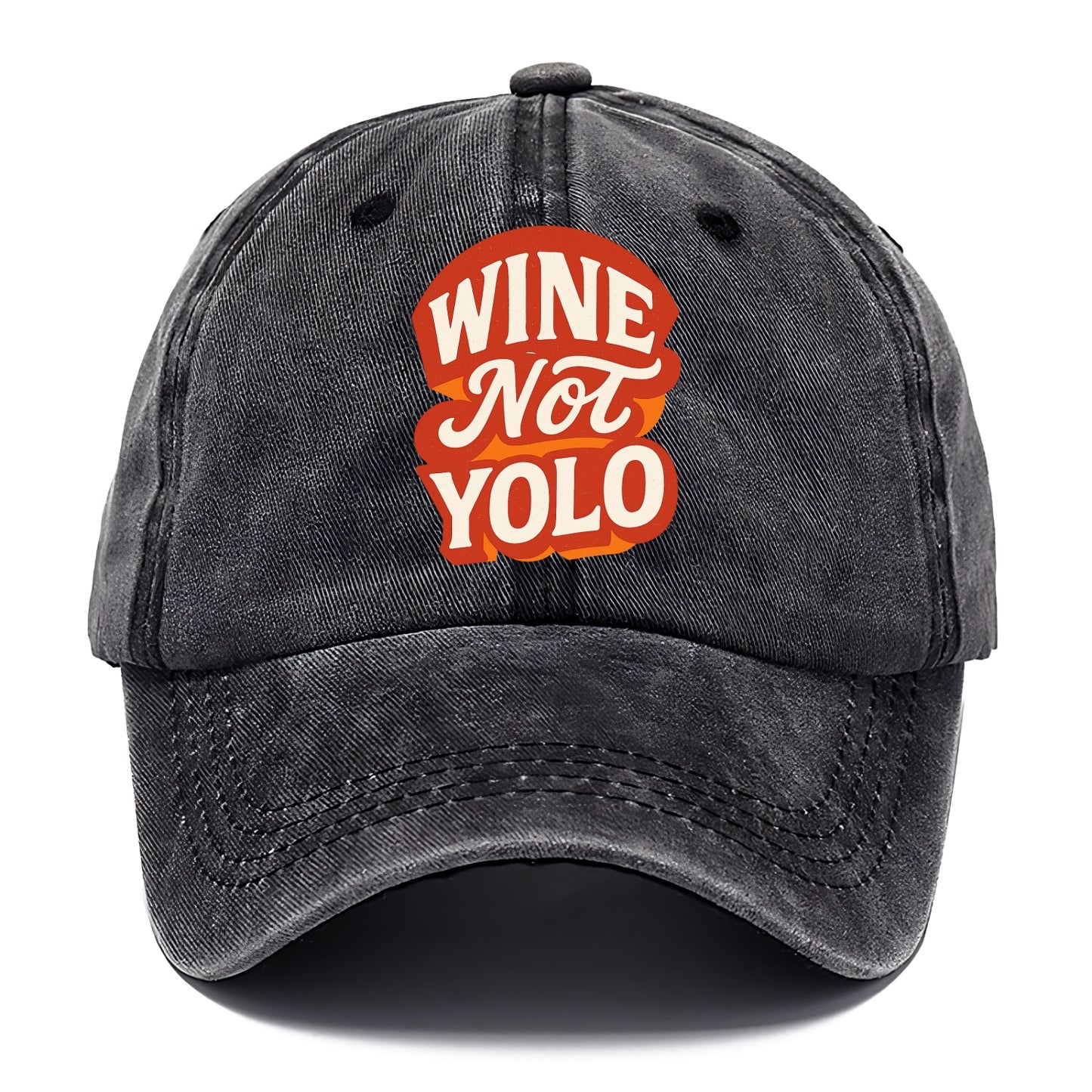Wine Not - YOLO - Classic Cap - Graphite