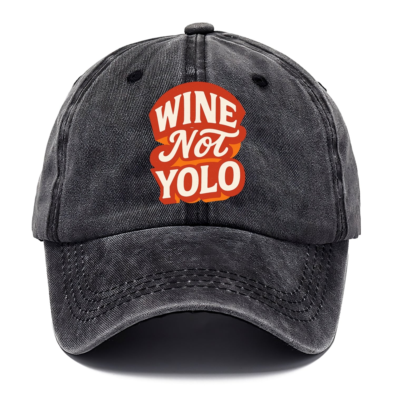 Wine Not - YOLO - Classic Cap - Graphite