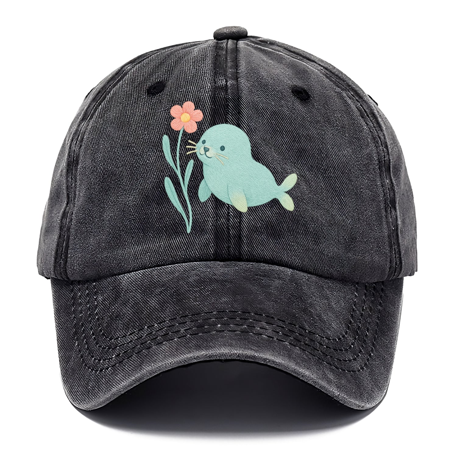 Mint Seal Pup - Classic Cap - Graphite
