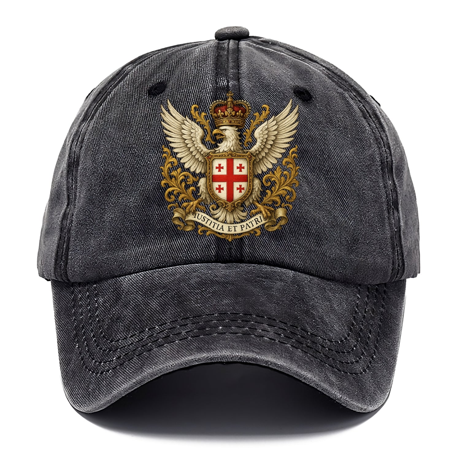 Georgia White Eagle Emblem  - Classic Cap - Graphite