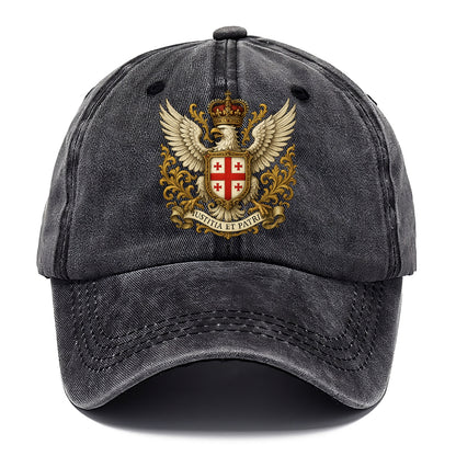 Georgia White Eagle Emblem  - Classic Cap - Graphite