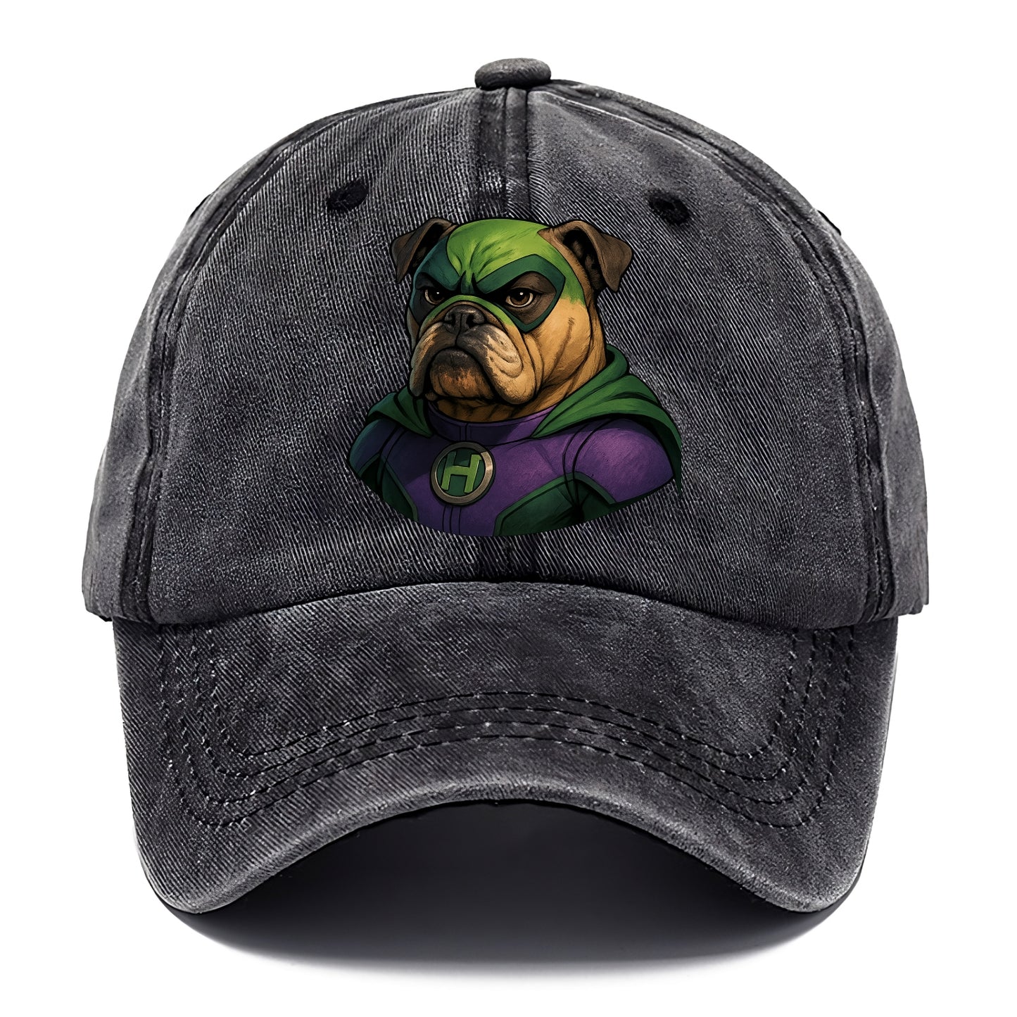 Bulldog Strong Hero  - Classic Cap - Graphite