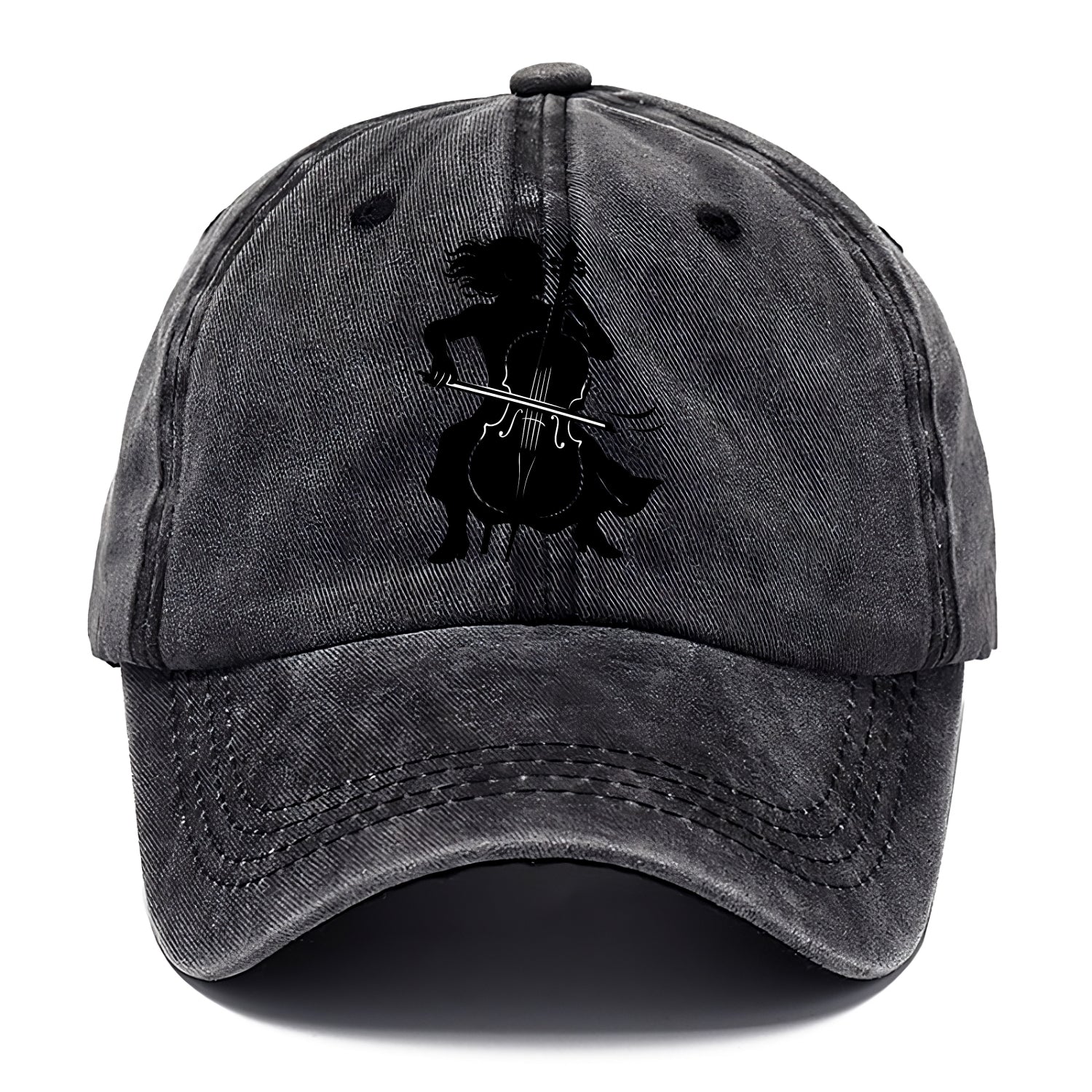 Cellist performing emotional solo - Classic Cap - Graphite