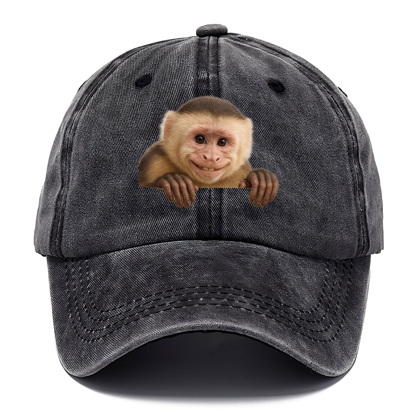 Capuchin Monkey  - Classic Cap - Graphite