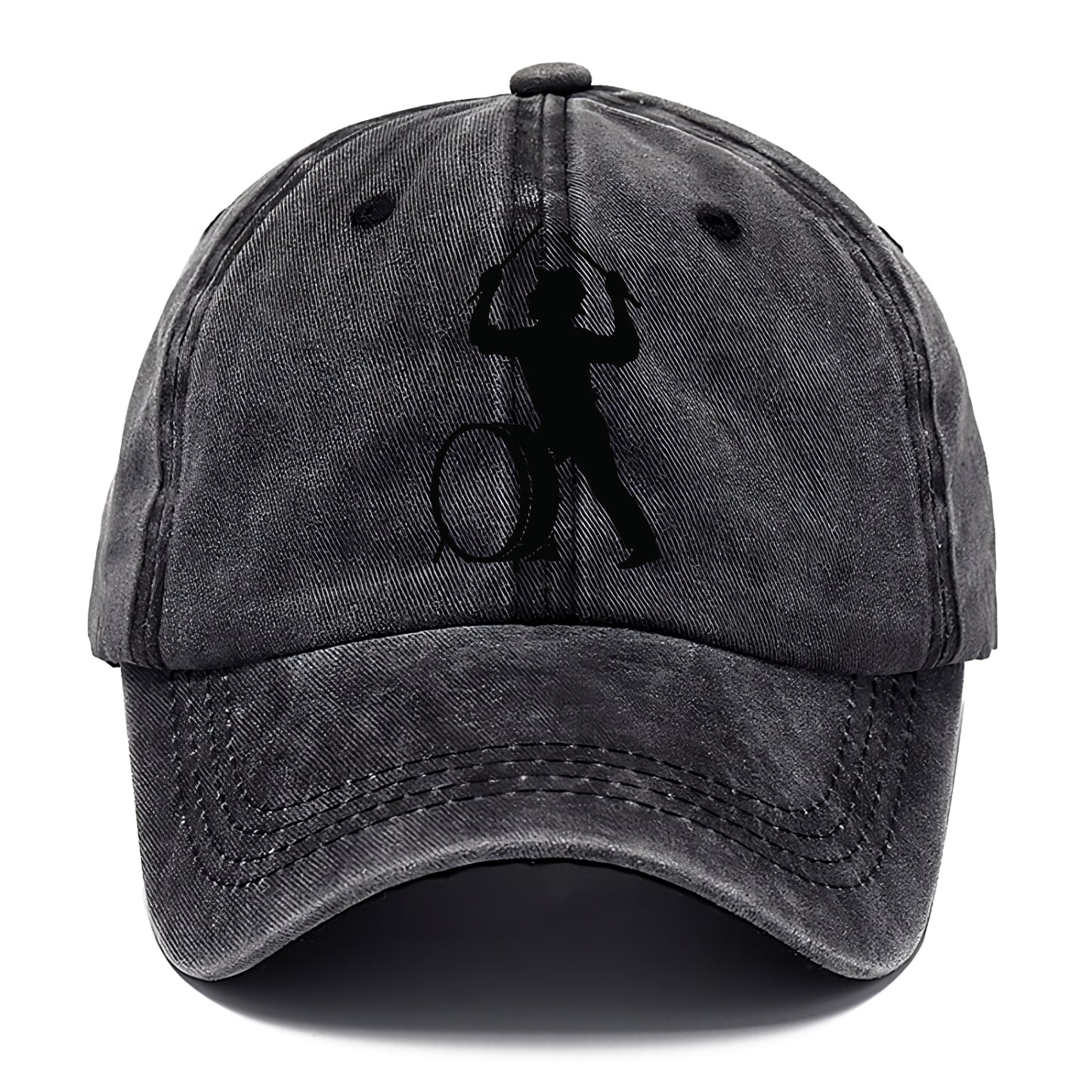 Drummer with drumsticks raised high - Classic Cap - Graphite
