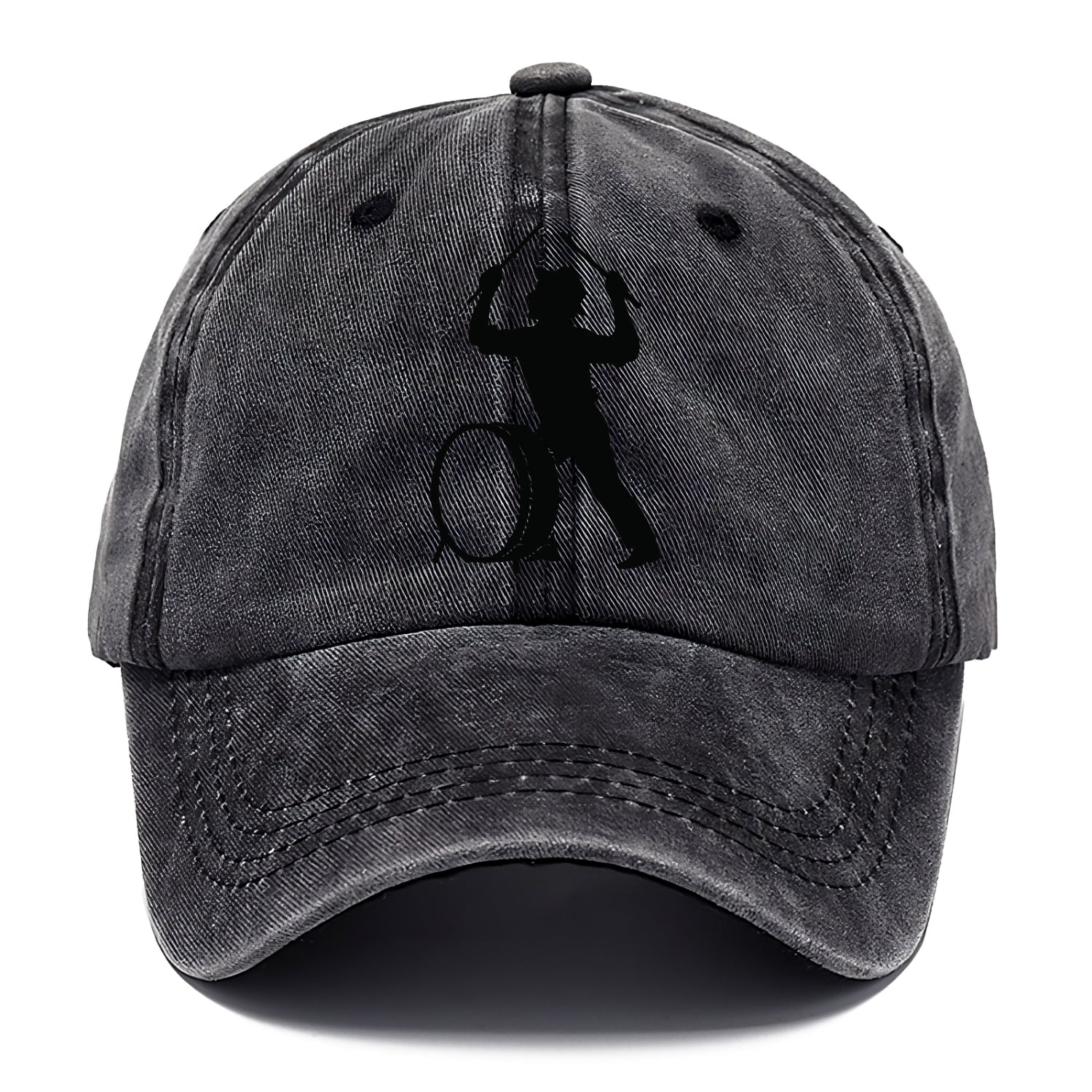 Drummer with drumsticks raised high - Classic Cap - Graphite