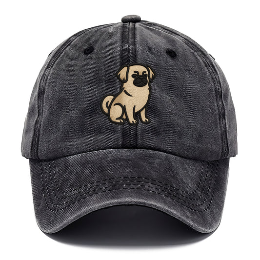 Tibetan Spaniel - Fawn small dog embroid - Classic Cap - Graphite