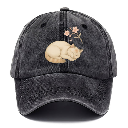 Zen Garden Cat  - Classic Cap - Graphite