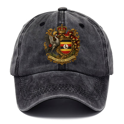 Uganda Crested Crane Emblem  - Classic Cap - Graphite