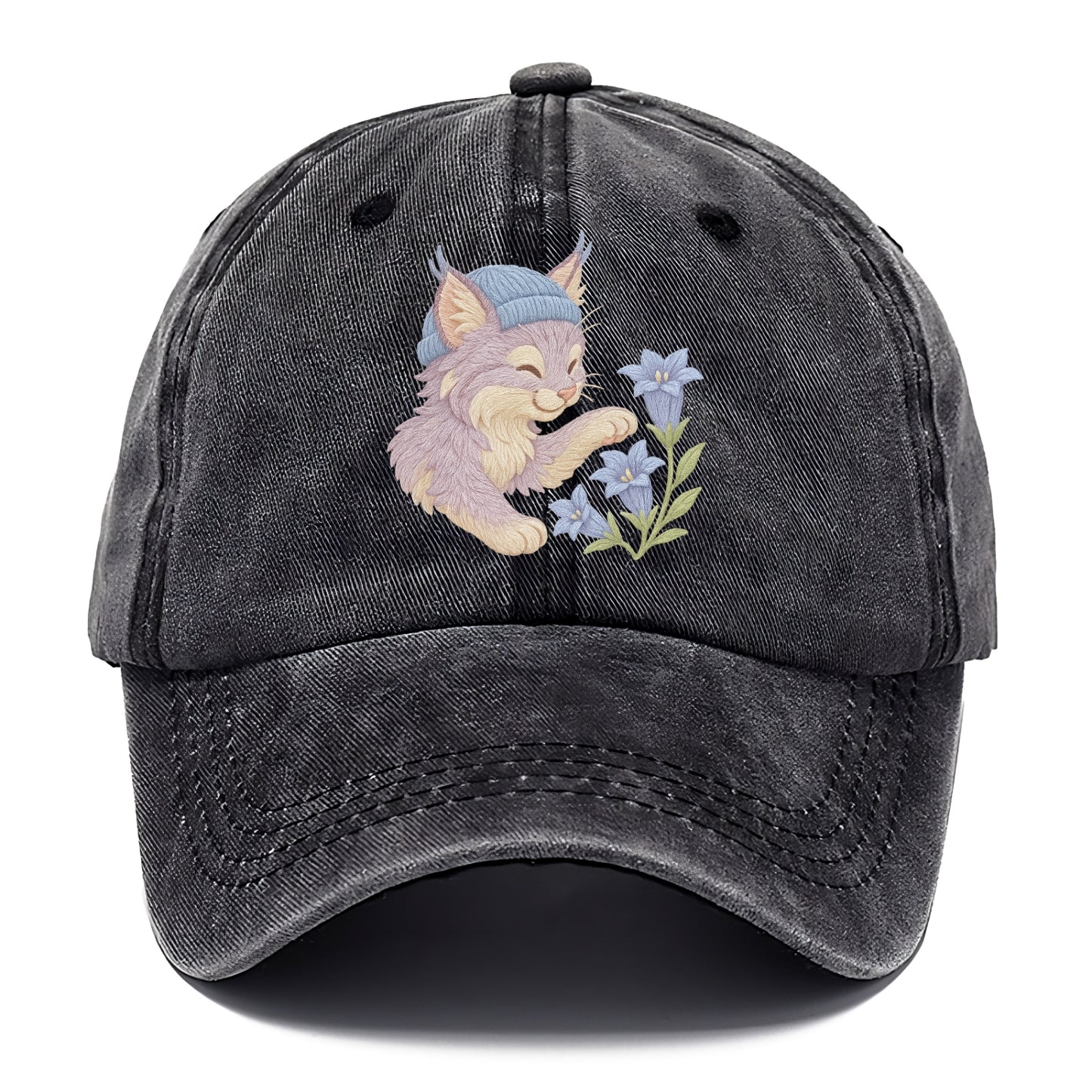 Lynx and Gentian  - Classic Cap - Graphite