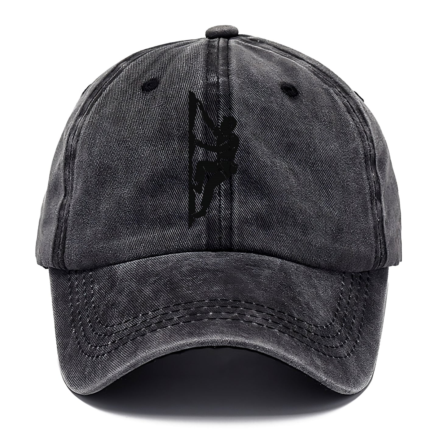 Rock climber reaching for the next hold - Classic Cap - Graphite