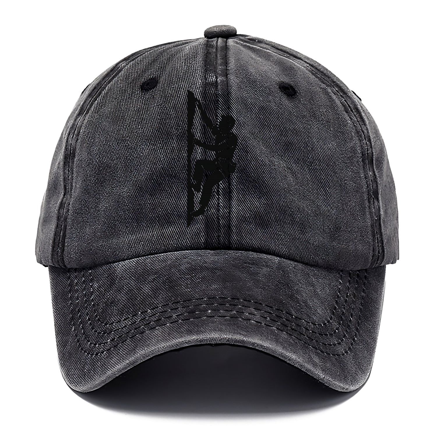 Rock climber reaching for the next hold - Classic Cap - Graphite