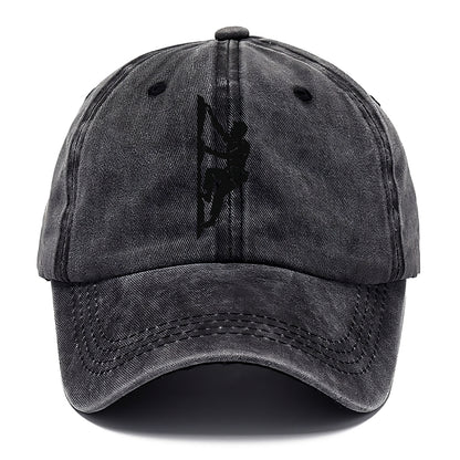 Rock climber reaching for the next hold - Classic Cap - Graphite