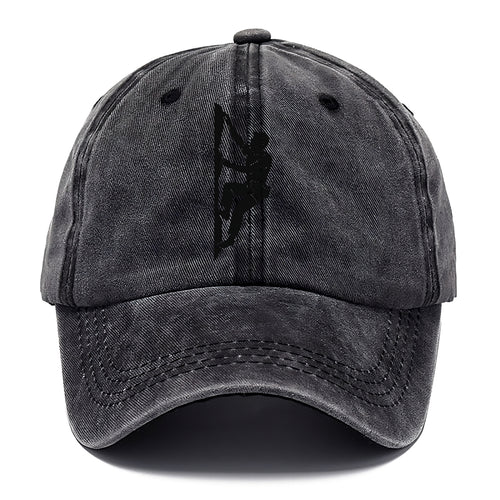 Rock climber reaching for the next hold - Classic Cap