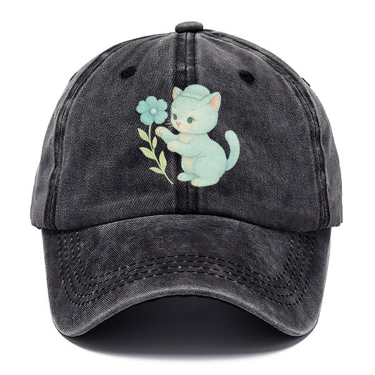Aqua Kitten - Classic Cap - Graphite