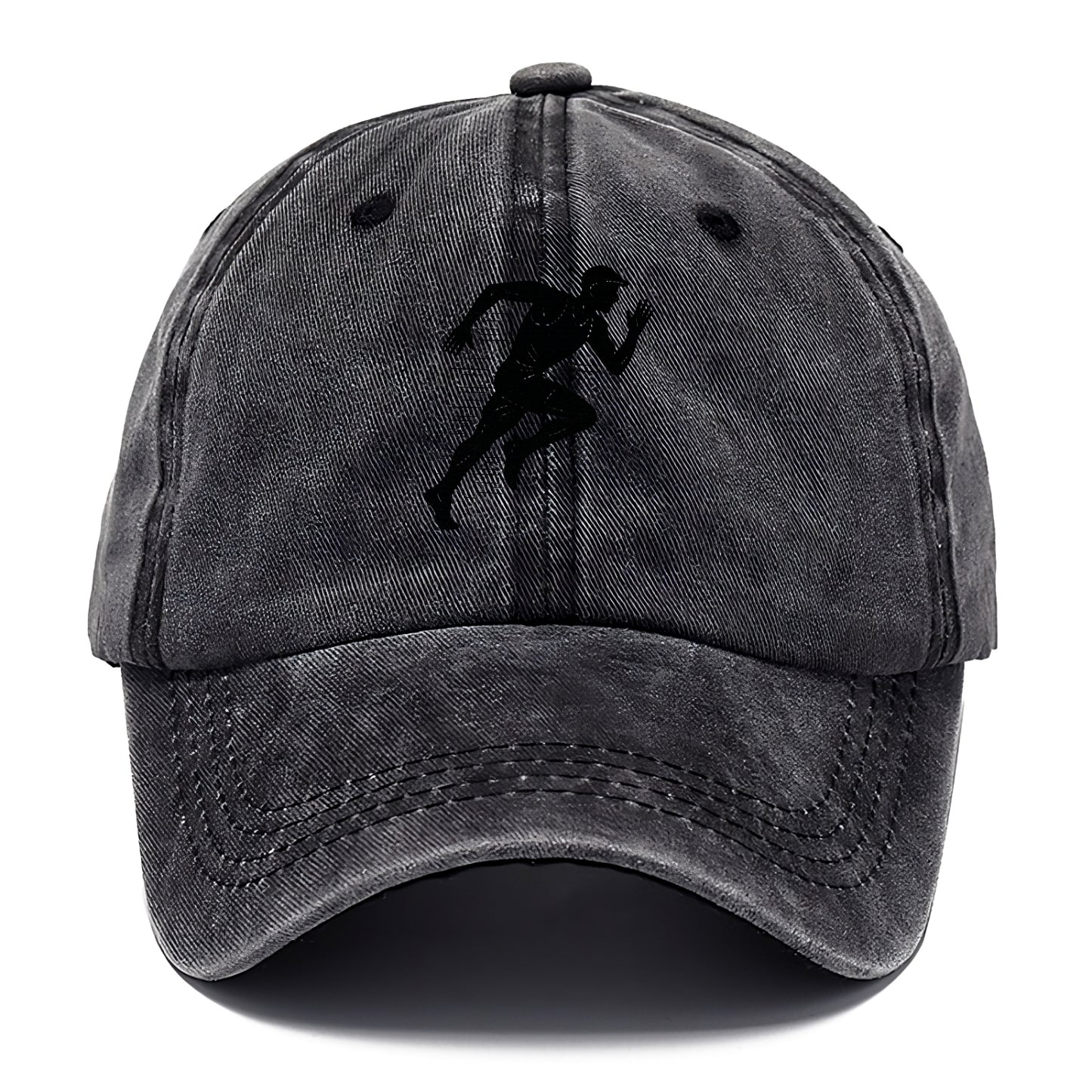 Runner in full stride sprinting - Classic Cap - Graphite