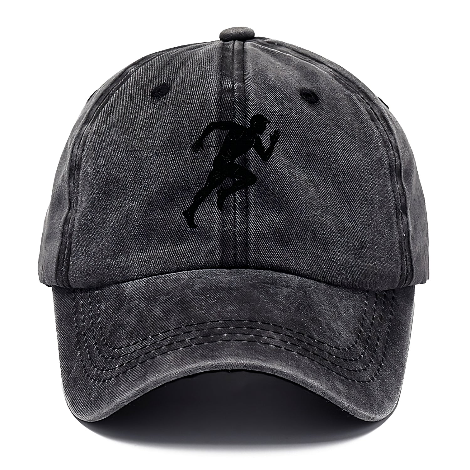 Runner in full stride sprinting - Classic Cap - Graphite