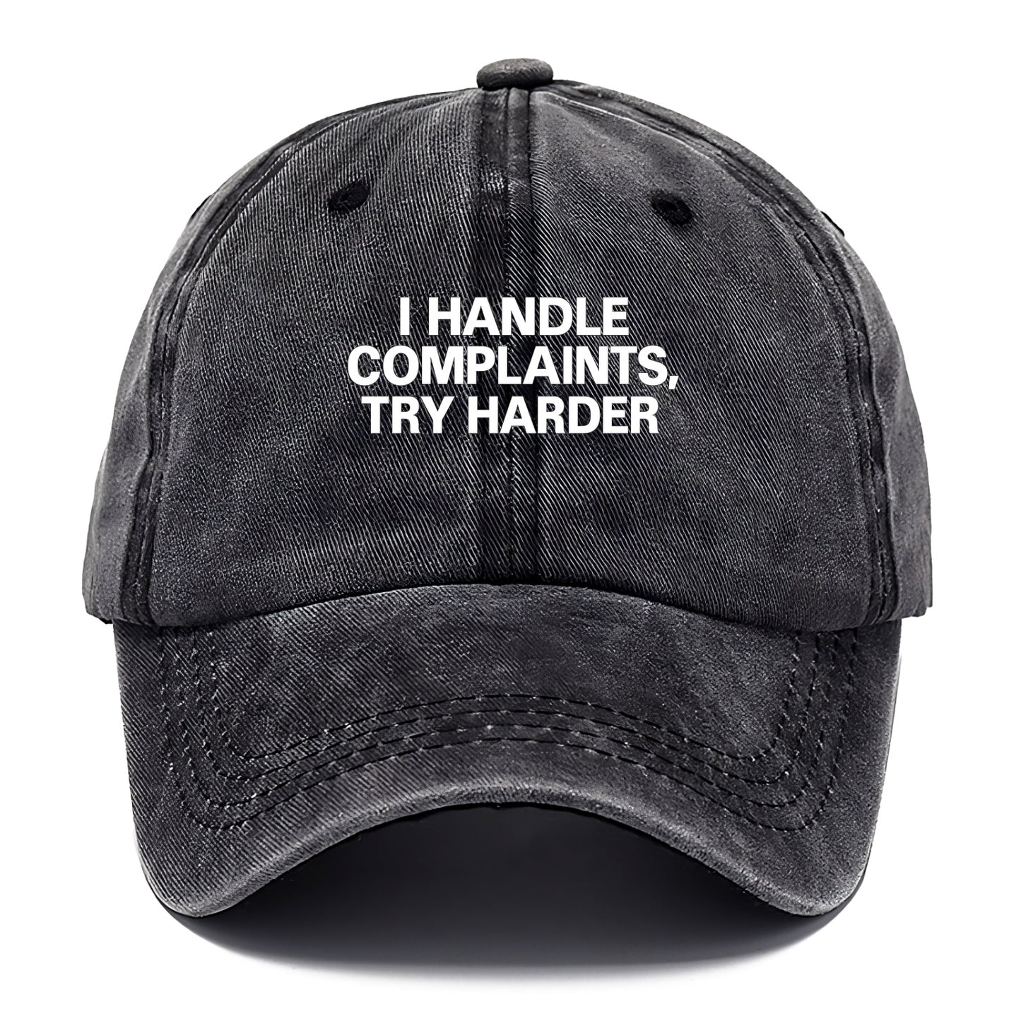 I handle complaints, try harder - Classic Cap - Graphite