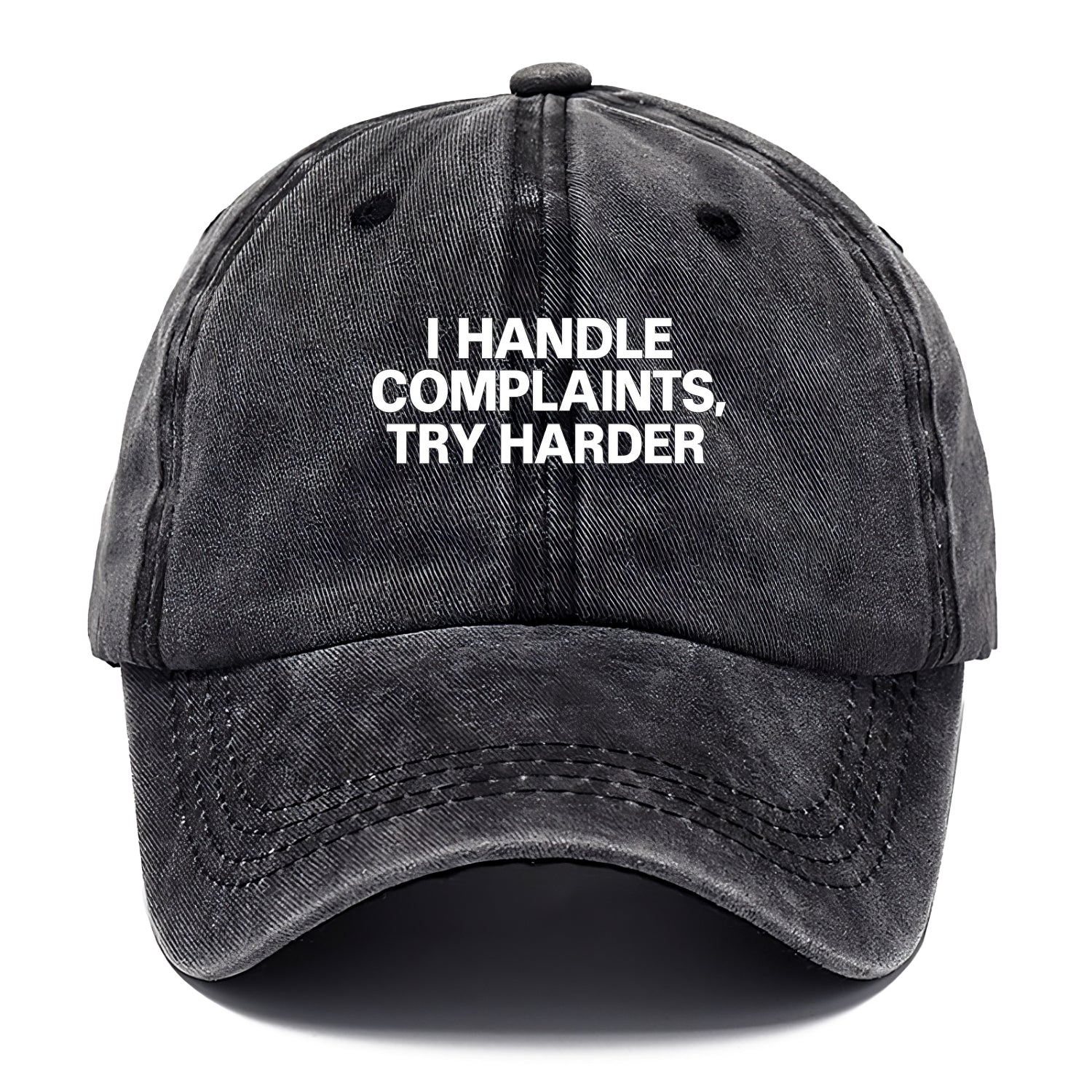 I handle complaints, try harder - Classic Cap - Graphite
